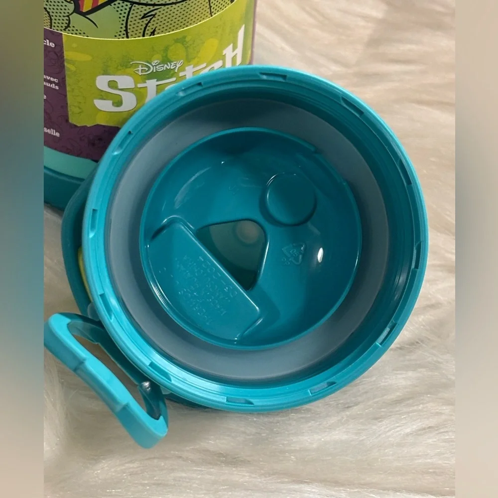16oz FUNTAINER® WATER BOTTLE DISNEY STITCH NEW